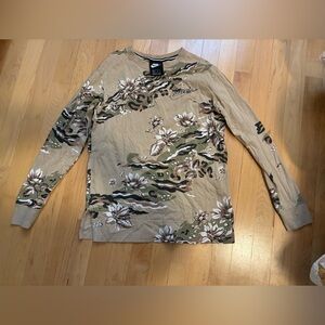 Nike Tan and Green Camo Tee